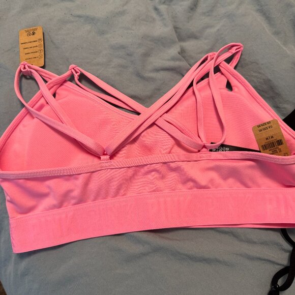 Victoria's Secret PINK Active Sports Bras Bundle of 2 New with Tags Size Medium - Picture 3 of 14